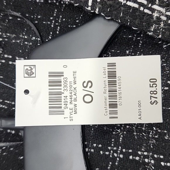 Kimono Wrap Black White Silver Party Evening Topper Jacket XS - Picture 7 of 9